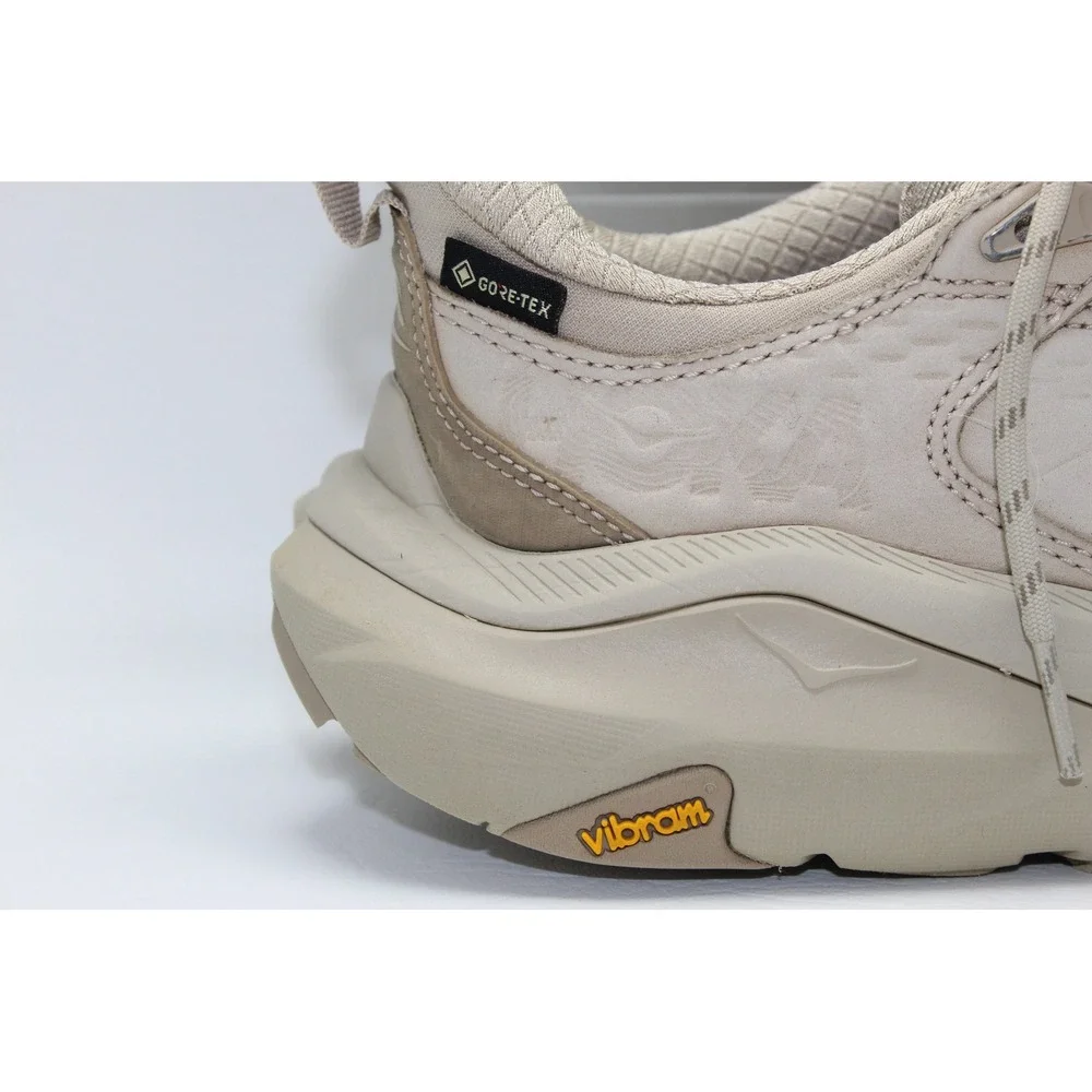 Hoka One One Kaha 2 Low GTX Sand Beige Hiking Shoes OTDN Womens 7 Mens 5.5